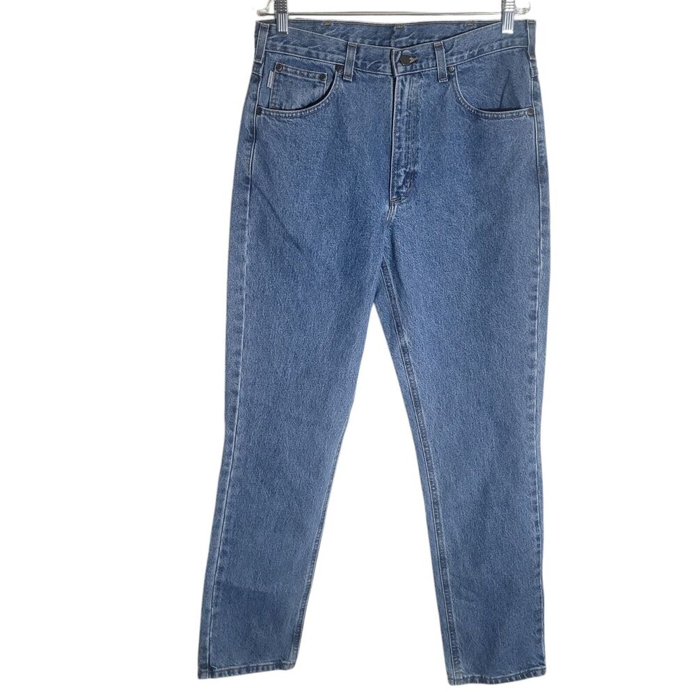 Carhartt Traditional Fit Cotton Denim Blue Jeans Mens Size 34 X34 Relaxed Casual